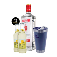 Kit-Beefeater---Copo-Stanley--Azul-750ml---12-uni-Agua-Tonica-St-Pierre-Ginger